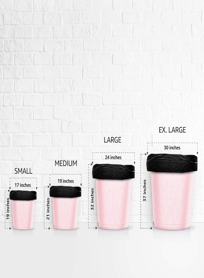 أورجانيك أكياس قمامة عضوية متوسطة الحجم - (19 × 21 بوصة) 30 كيسًا/لفة (عبوة من قطعتين، أسود) قابلة للتحلل الحيوي - Image 2